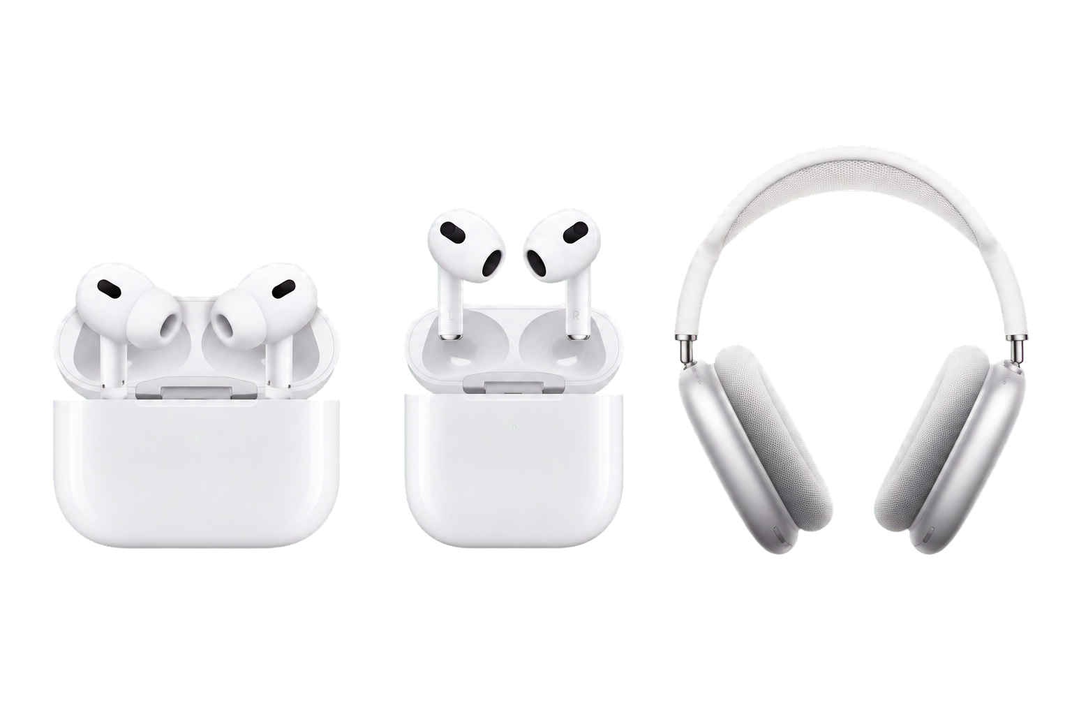 AirPods Pro, AirPods 4 и AirPods Max